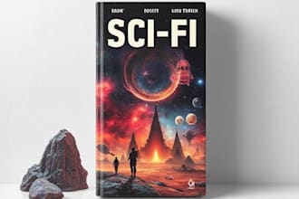 design eye catching sci fi book covers