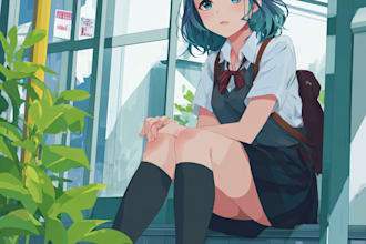 draw sfw or nsfw anime art, fan art, illustration