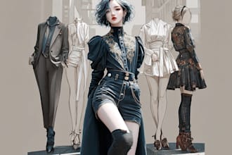 design your  fashion collection based on emerging trends