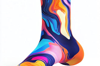 design all types of sports socks, knitted socks
