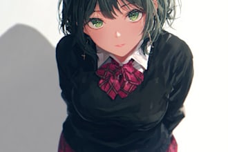 draw anime simple art