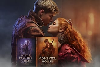 do a professional book cover, paperback