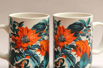 draw a mug or coffee mug design
