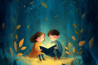design children story book illustration