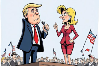 create political and editorial cartoons