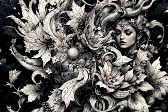 draw custom tattoo design, realistic, traditional, anime sl