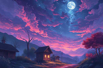do anime bg, visual novel bg, 2d background for game