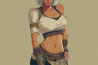 draw sfw or nsfw anime art, fan art, illustration,