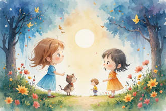 draw cute and imaginative watercolor art for kids books