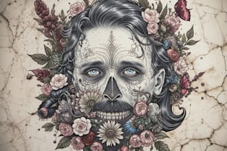create unique custom tattoo design, body art, tattoo sleeve