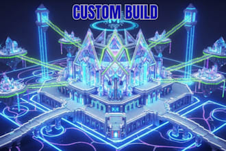 design minecraft lobby house map terrain castle build hub spawn server entrance