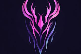 create fantasy game logo and branding