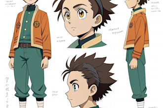 do anime character sheet