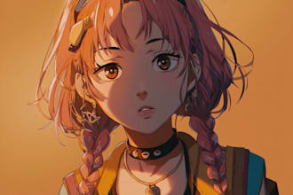 draw anime arts and oc illustrations