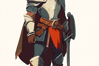 draw 2d game character