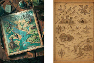 make an amazing world or regional custom fantasy map