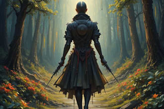 create oil painting, digital oil painting