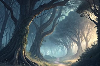 draw illustration for cover novels