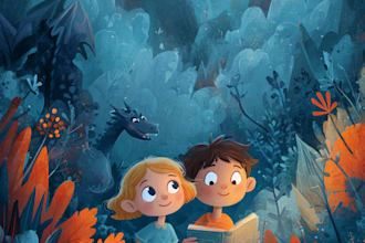 illustrate children story book illustration children story