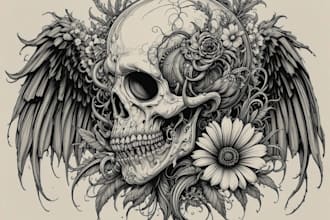 create new tradition tattoo design for you