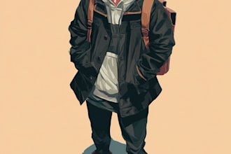 d a  anime character