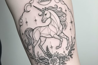 draw linework tattoo design or minimalist tattoo for you