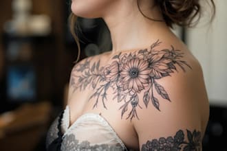 do minimal linework tattoo design for you
