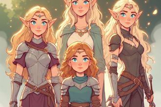 design dark and powerful female fantasy characters