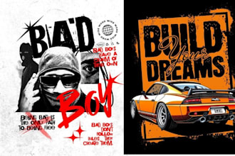 draw psychedelic ,vintage illustration for album ,tshirt etc