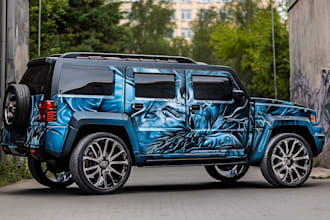 design car wrap vehicle wrap truck wrap racing car wrap