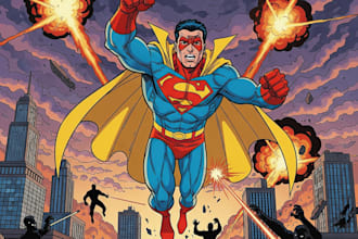 do digital coloring of illustrations and comics web toon