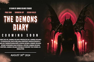 do a professional movie poster design for your film in fast