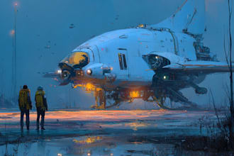 design sci fi art, concept art, sci fi art illustration