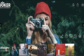 design redesign portfolio website photographers artists freelancers website