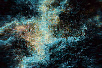 create a unique abstract art for you