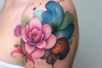 custom a watercolor tattoo design