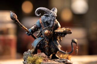 professionally paint your warhammer, dnd, tabletop, and custom models