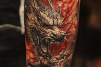 do a tribal tattoo design contact me before making
