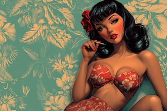 do a pin up girl and pin up girl and art