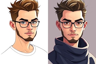 do a vector portrait for you