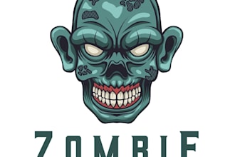 design high quality zombie logo design