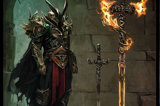 design your fantasy and dnd weapons