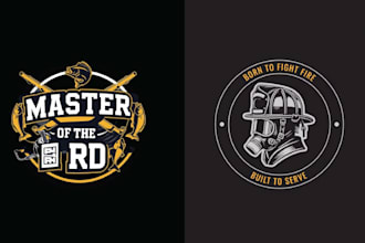 do retro firefighter wonderful weld welder typography t shirt logo