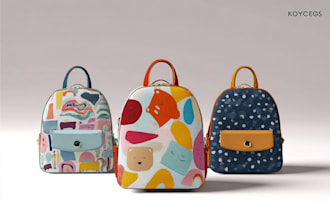 design trendy handbag, purse, tote bag, school bag