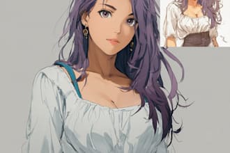 draw custom anime art of your oc, character, and fanart