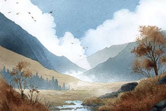 do fantasy landscapes and scenery art