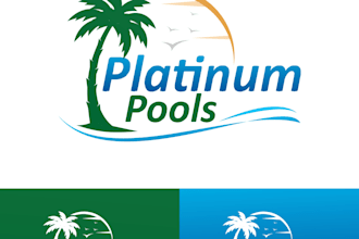 design an exclusive swimming pool and spa logo for your luxury brand