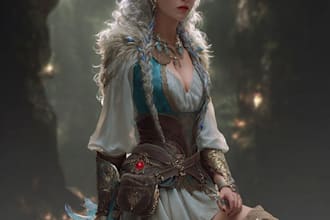 draw your fantasy character, rpg character or portrait