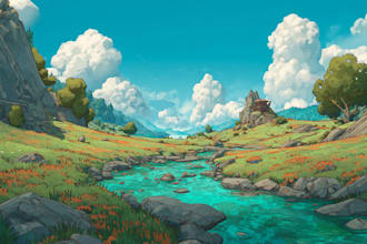 illustrate detailed fantasy cityscapes