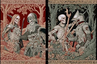 create stunning medieval fantasy illustrations with details